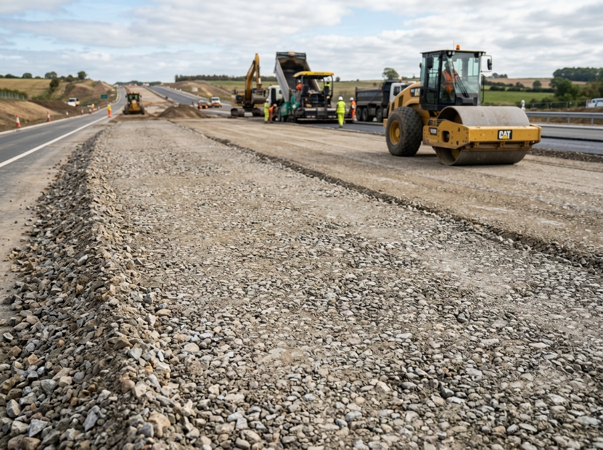 GSB - Granular Sub-Base Road Material